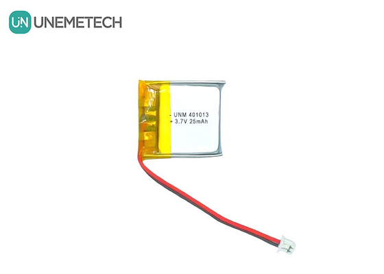 3.7V 25mAh 401013 रिचार्जेबल अल्ट्रा थिन स्लिम लिथियम पॉलिमर बैटरी स्मार्ट चश्मे के लिए