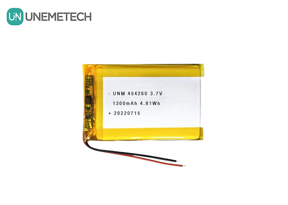 सोलर सिस्टम के लिए लिथियम आयन पॉलिमर बैटरी सेल 3.7V 1300mAh 454260