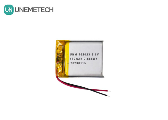 3.7V 180mAh ली आयन बैटरी 462023 इलेक्ट्रॉनिक खिलौनों के लिए लीपो रिचार्जेबल बैटरी पैक