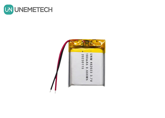 3.7V 180mAh ली आयन बैटरी 462023 इलेक्ट्रॉनिक खिलौनों के लिए लीपो रिचार्जेबल बैटरी पैक