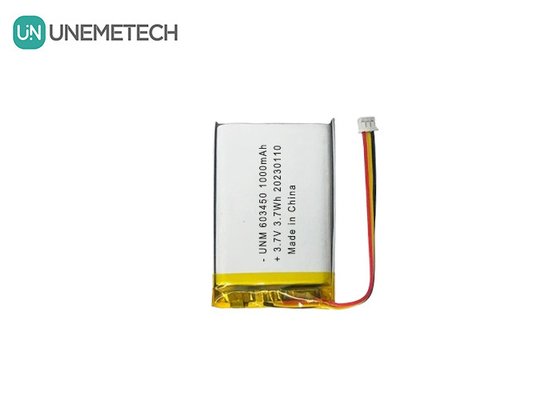 3आरसी कारों के लिए.7V 1000mAh 603450 रिचार्जेबल हाई कैपेसिटी लिपो बैटरी