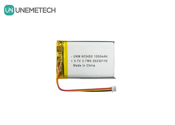 3आरसी कारों के लिए.7V 1000mAh 603450 रिचार्जेबल हाई कैपेसिटी लिपो बैटरी