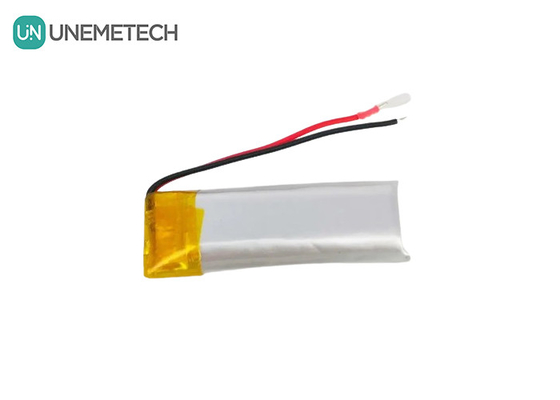 3.7V 500mAh 701450 तापमान सेंसर के लिए रिचार्जेबल लिथियम पॉलिमर बैटरी