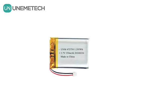3.7V 350mAh 472730 लिथियम आयन पॉलिमर बैटरी वायरलेस चूहों के लिए लिपो बैटरी