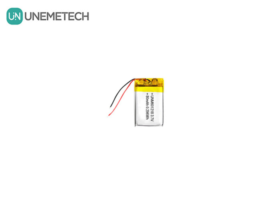 स्मार्ट चश्मे के लिए 601218 3.7V 80mAh रिचार्जेबल छोटी लिथियम पॉलिमर बैटरी