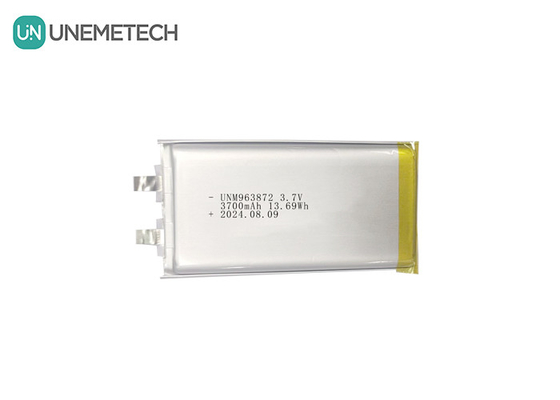 3.7V 3700mAh रिचार्जेबल हाई कैपेसिटी लिथियम पॉलिमर बैटरी 963872 मोबाइल फोन के लिए