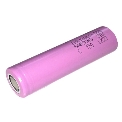 सैमसंग 30Q 18650 3000mAh 15A बैटरी 3.6V सिलेंडरिक लिथियम आयन सेल INR18650-30Q