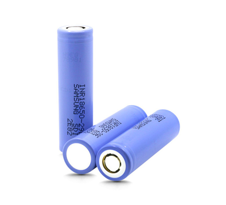 सैमसंग 29E 18650 2850mAh 2.75A बैटरी 3.65V सिलेंडरिक लिथियम आयन सेल INR18650-29E