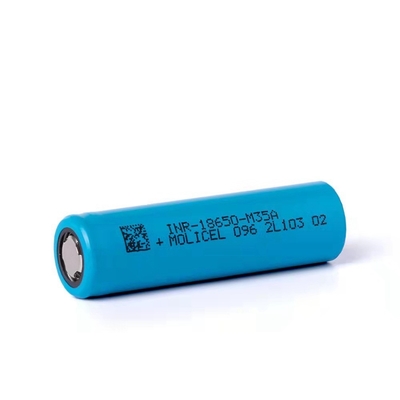 मोलिकेल INR-18650-M35A फ्लैट टॉप 18650 बैटरी मोलिकेल M35A 18650 3500mAh 10A बैटरी 3.6V