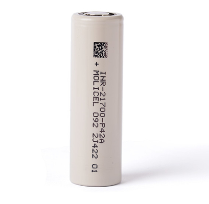 मोलिकेल 21700 P42A 4200mAh 45A बैटरी INR-21700-P42A सपाट शीर्ष बैटरी