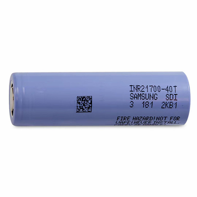 सैमसंग 40T 21700 4000mAh 35A बैटरी 3.6V लिथियम आयन बैटरी सेल INR21700-40T