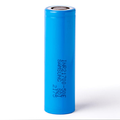 सैमसंग 50E 21700 5000mAh 9.8A बैटरी 3.6V लिथियम आयन बैटरी सेल INR21700-50E
