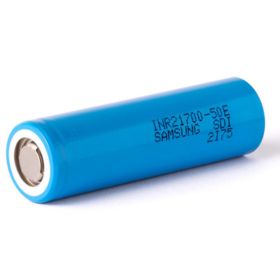 सैमसंग 50E 21700 5000mAh 9.8A बैटरी 3.6V लिथियम आयन बैटरी सेल INR21700-50E