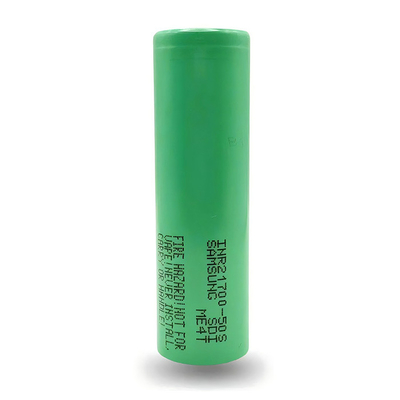 सैमसंग 50S 21700 बैटरी 5000mAh 25A बैटरी 3.6V लिथियम आयन बैटरी सेल INR21700-50S