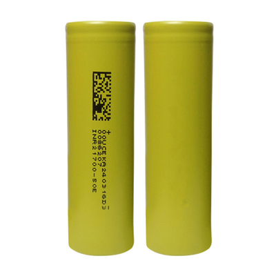 घरेलू उपकरणों के लिए 5000mAh 21700 रिचार्जेबल ली-आयन बैटरी INR21700-50E