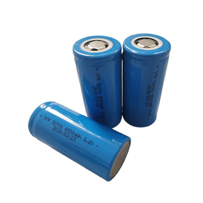 LiFePO4 32700 3.2V 6000mAh एलएफपी बैटरी साइक्लिंड्रिकल लिथियम आयरन फॉस्फेट बैटरी
