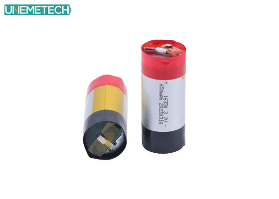 गुणवत्ता वेपिंग एटमाइज़र के लिए 5A उच्च डिस्चार्ज दर के साथ 3.7V 650mAh 16350 बेलनाकार LiPo बैटरी कारखाना